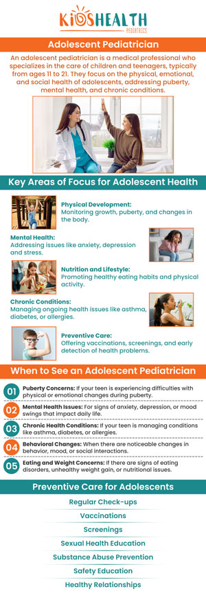At KidsHealth Pediatrics, adolescent pediatricians focus on improving the health and well-being of adolescents and young adults. They provide services including physical exams, reproductive health and gynecologic exams, chronic illness management, STD treatment and more. Meet Dr. Maria Nabong who is providing great services for her patients at KidsHealth Pediatrics. For more information, contact us today or book an appointment online. We have convenient locations in Scottsdale, and Glendale, AZ. At KidsHealth Pediatrics, adolescent pediatricians focus on improving the health and well-being of adolescents and young adults. They provide services including physical exams, reproductive health and gynecologic exams, chronic illness management, STD treatment and more. Meet Dr. Maria Nabong who is providing great services for her patients at KidsHealth Pediatrics. For more information, contact us today or book an appointment online. We have convenient locations in Scottsdale, and Glendale, AZ.