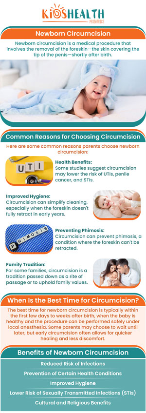 Newborn circumcision is a surgical procedure available for male infants younger than 1 month who are established patients at our clinic. This procedure involves the removal of the foreskin and is performed for various reasons. Ensure your child is registered with us to discuss and schedule the circumcision. For more information, please contact us or book an appointment online. We have 2 pediatric clinics in Scottsdale, and Glendale, AZ. Newborn circumcision is a surgical procedure available for male infants younger than 1 month who are established patients at our clinic. This procedure involves the removal of the foreskin and is performed for various reasons. Ensure your child is registered with us to discuss and schedule the circumcision. For more information, please contact us or book an appointment online. We have 2 pediatric clinics in Scottsdale, and Glendale, AZ.