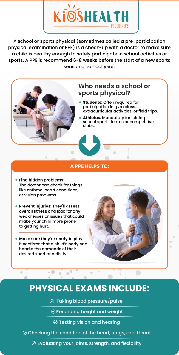 At KidsHealth Pediatrics in Scottsdale, AZ, our practice provides thorough sports physical evaluations designed to help young athletes prepare for safe participation in school and recreational activities. Our team understands that every child has unique health needs, which is why we focus on evaluating overall wellness, physical readiness, and any factors that may affect athletic performance. We provide personalized pediatric care that helps families feel confident about their child’s ability to participate in sports activities safely. For more information, please contact us or book an appointment online. We have a convenient location at 5425 E Bell Rd Suite 131, Scottsdale, AZ 85254. At KidsHealth Pediatrics in Scottsdale, AZ, our practice provides thorough sports physical evaluations designed to help young athletes prepare for safe participation in school and recreational activities. Our team understands that every child has unique health needs, which is why we focus on evaluating overall wellness, physical readiness, and any factors that may affect athletic performance. We provide personalized pediatric care that helps families feel confident about their child’s ability to participate in sports activities safely. For more information, please contact us or book an appointment online. We have a convenient location at 5425 E Bell Rd Suite 131, Scottsdale, AZ 85254.