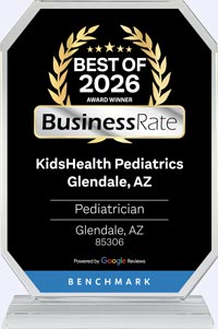 Best of 2026 Award Winner KidsHealth Pediatrics Glendale, AZ Best of 2026 Award Winner KidsHealth Pediatrics Glendale, AZ